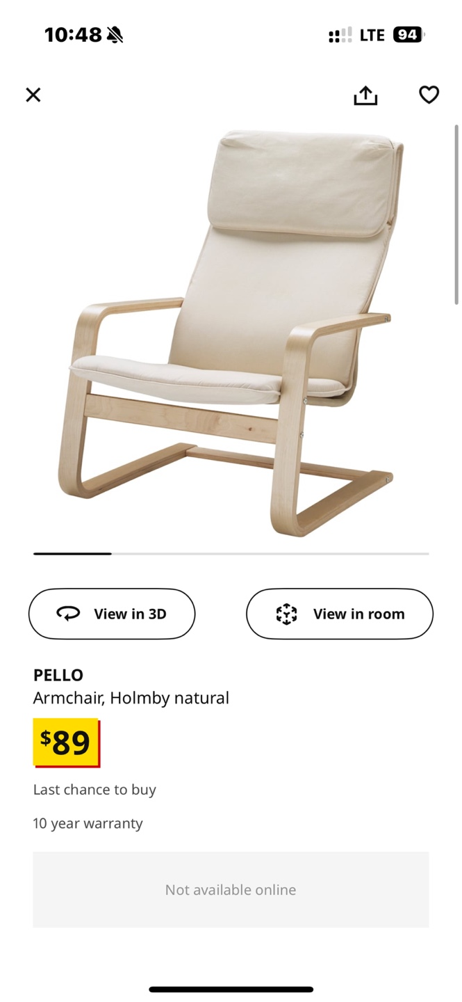 PELLO Armchair - Holmby Natural