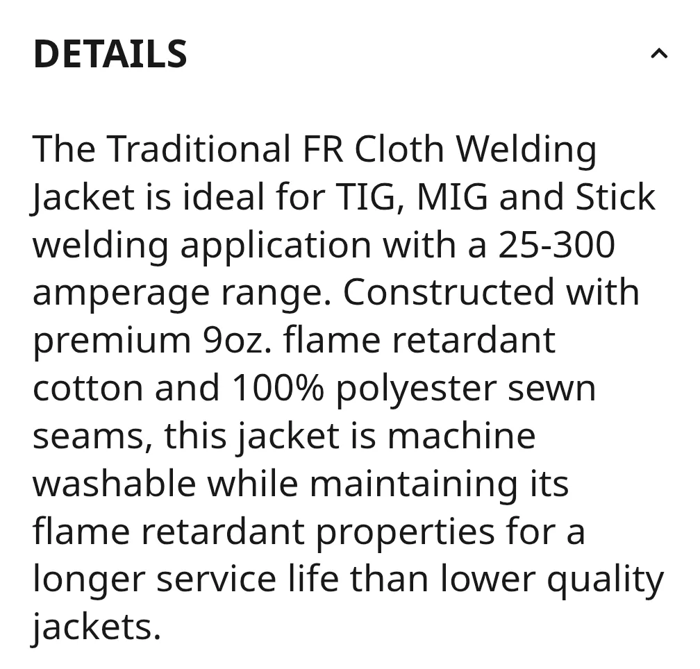 BN Lincoln Electric welding jacket image indicator(3)