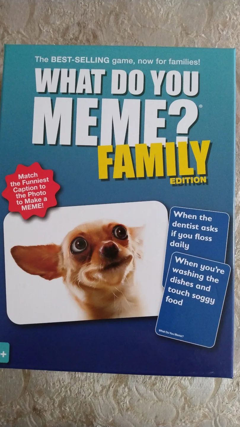 What Do You Meme? Family Edition Board Game 🏒
