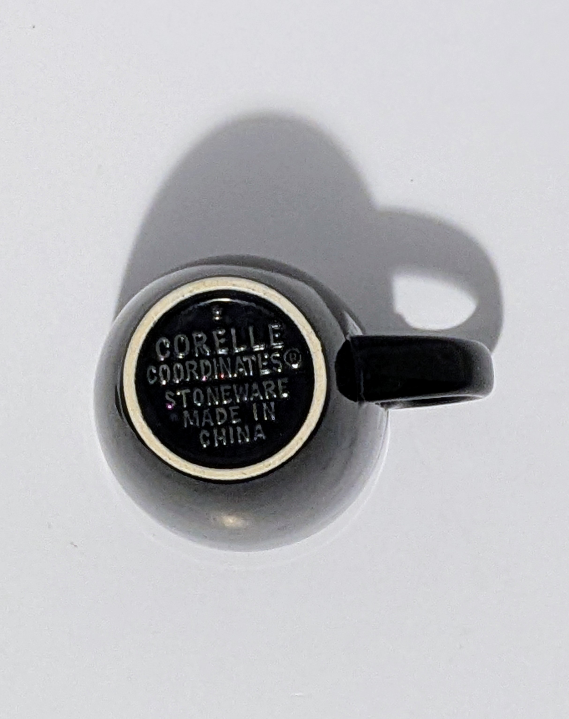 Set of three Corelle Coordinates black mugs - photo 2