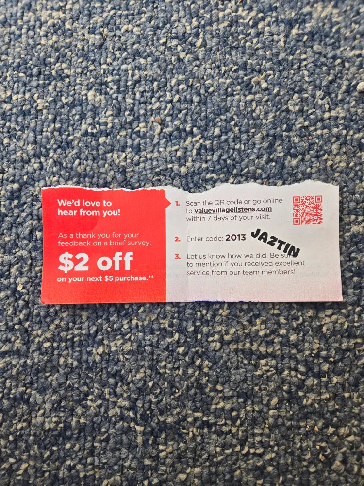 Value Village $2 off coupon thumbnail