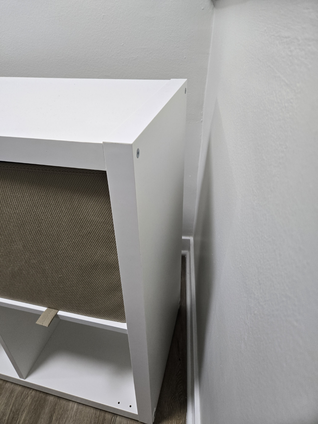 White IKEA Kallax Cube Shelving Unit - photo 5