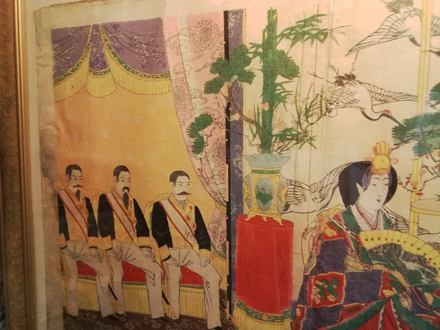 Triptych Woodblock Litho Watanabe Nobukazu '1900' image indicator(10)