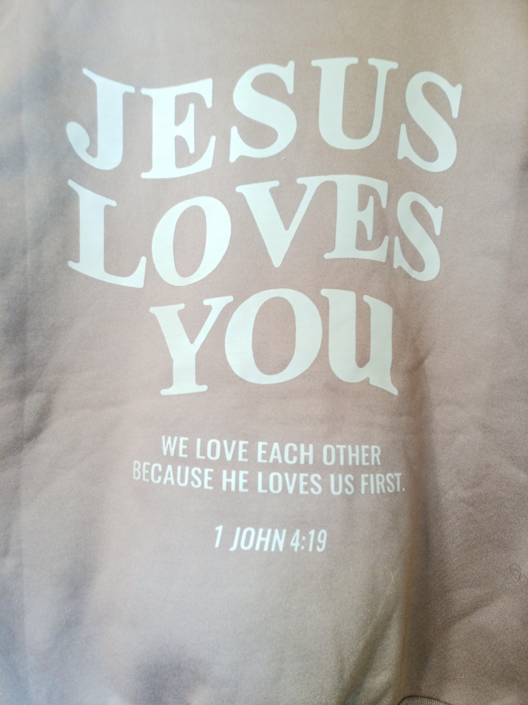 H&M Divided Jesus Loves You Hoodie - photo 2