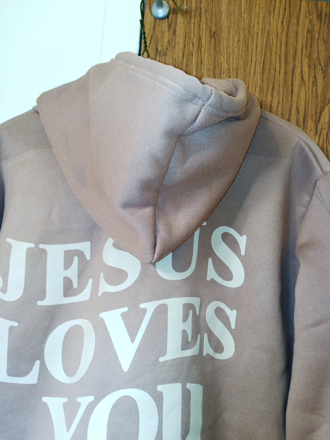 H&M Divided Jesus Loves You Hoodie - photo 3