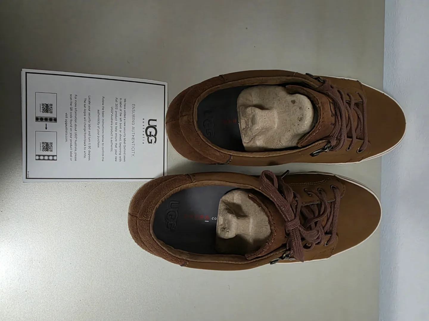 Men's UGG Brock Brown Low-Top Sneakers - Size 9 image indicator(3)