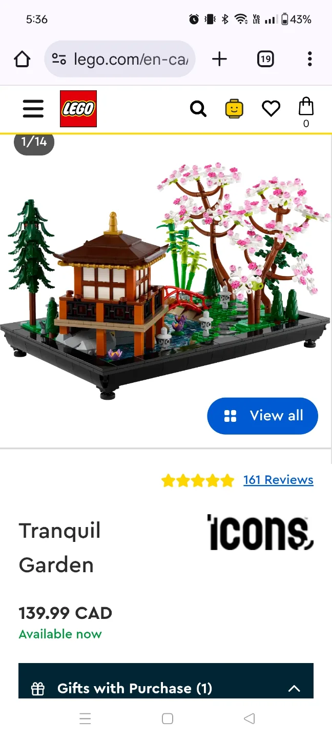 LEGO Japanese Tranquil Garden thumbnail