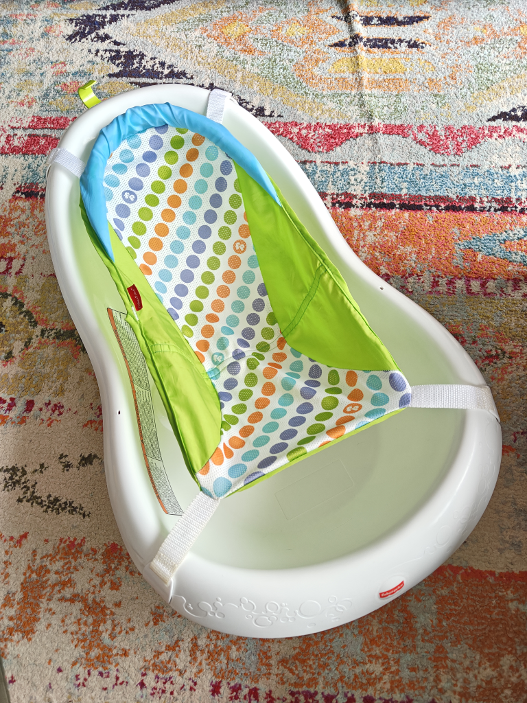 Baby to Toddler Bath Tub with Newborn Support and Non-Slip Mat