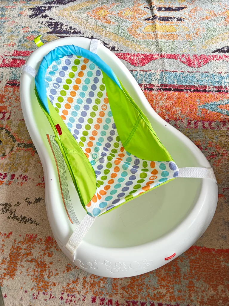 Baby to Toddler Bath Tub with Newborn Support and Non-Slip Mat thumbnail