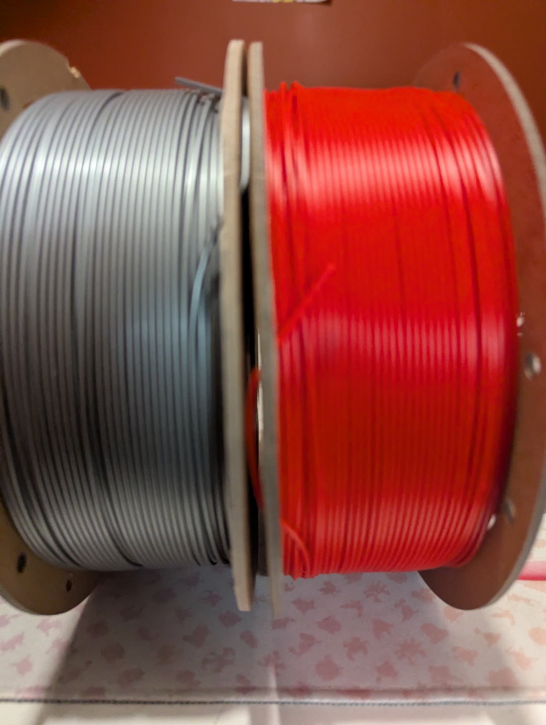 Overture PETG Filament - Red and Space Grey - photo 4