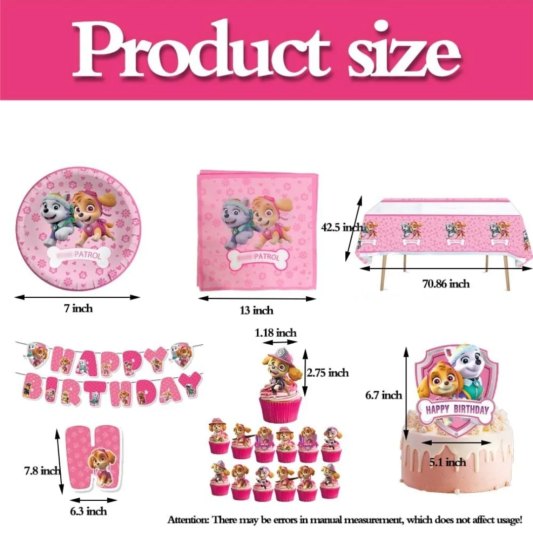 Skye and Everest Paw Patrol birthday party decorations image indicator(7)