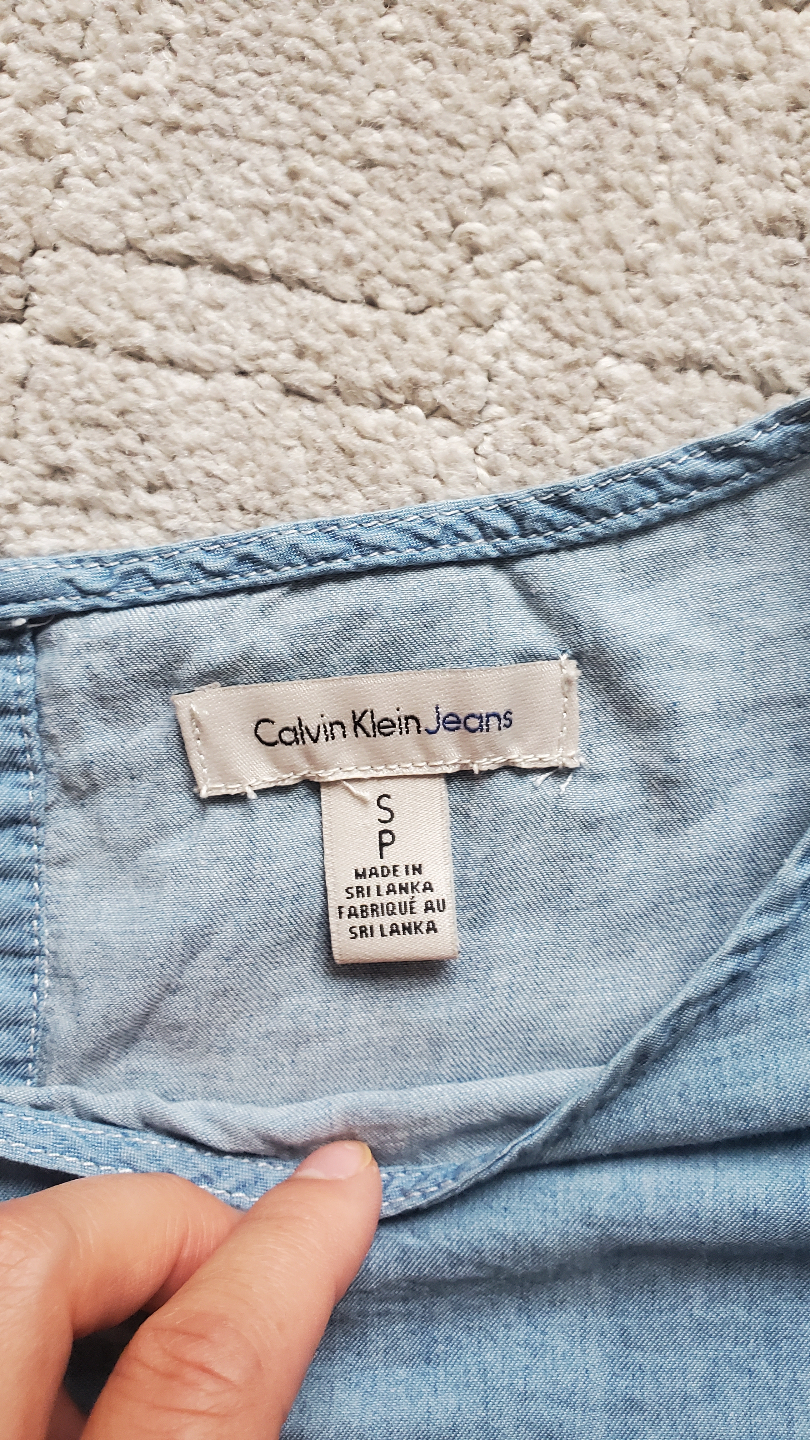 Calvin Klein Flutter-sleeve Blouse - Small - photo 3