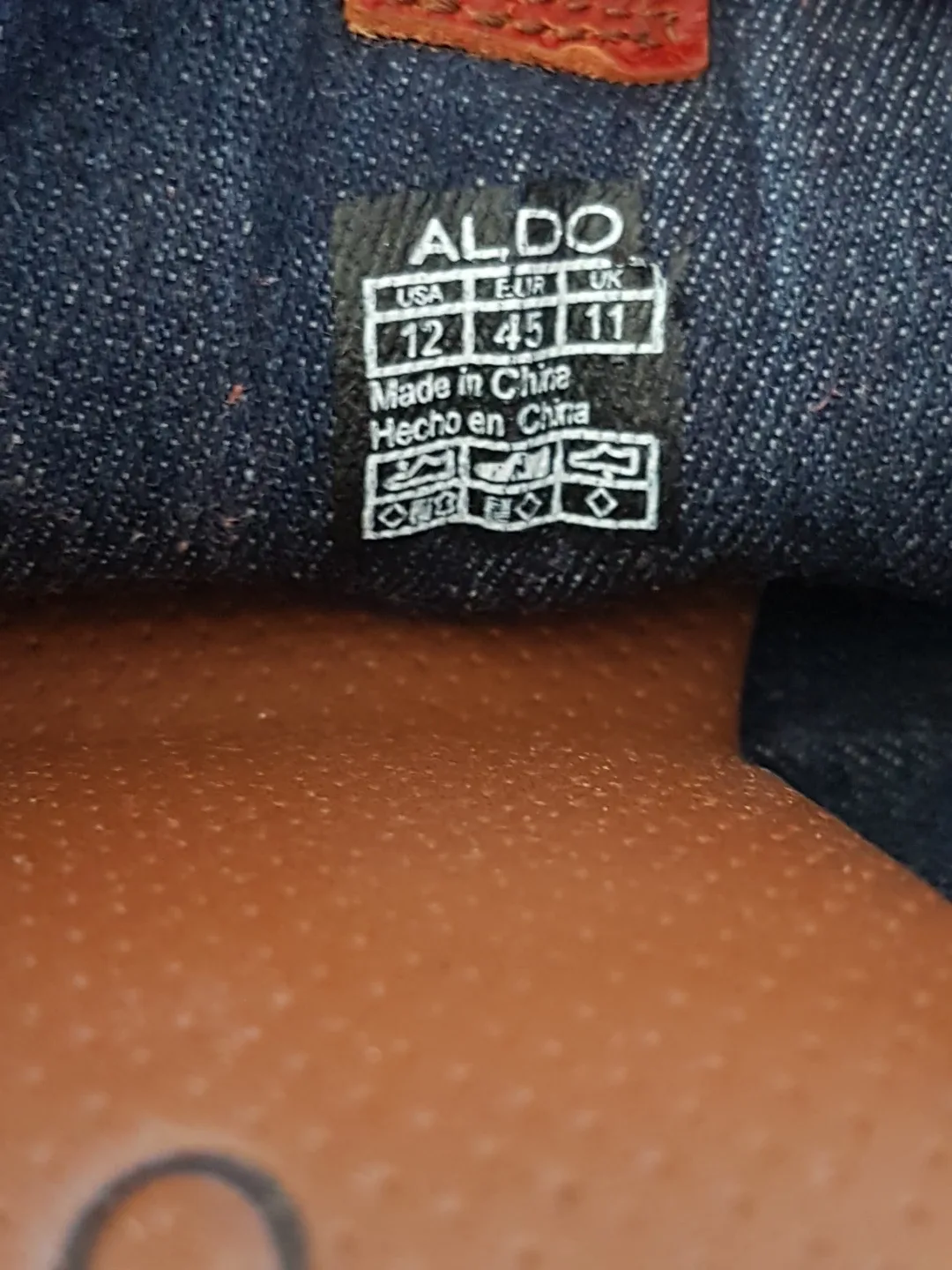 Men's Aldo Black and Grey Casual Shoes - Size 12 image indicator(6)