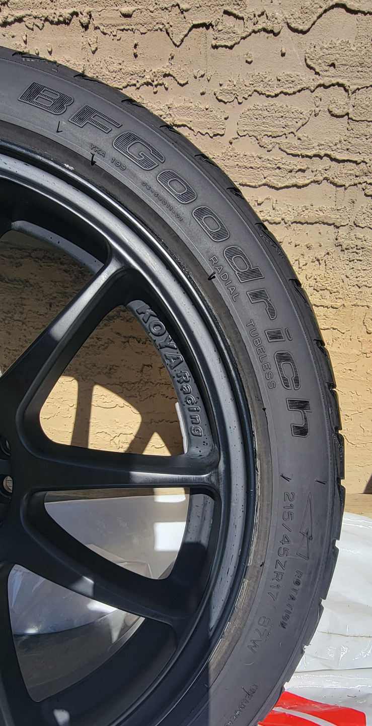 Set of 4 Koya Racing Wheels with BFG Summer Tires - photo 4