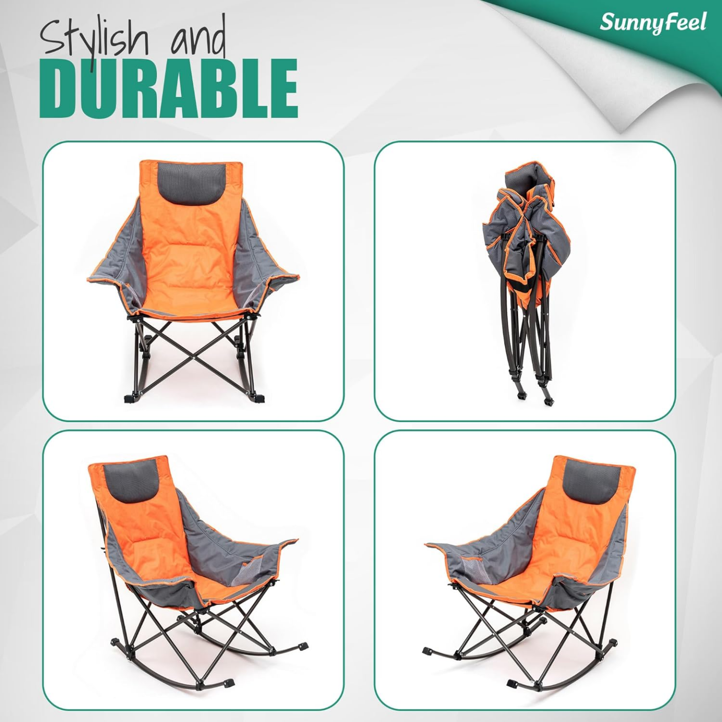 Sunnyfeel Oversized Rocking Camping Chair - photo 5