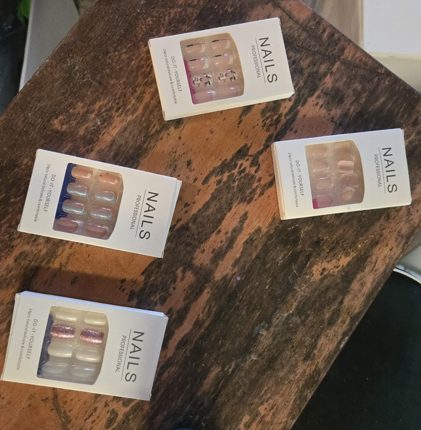 5 Boxes of Do-It-Yourself Press-On Nails