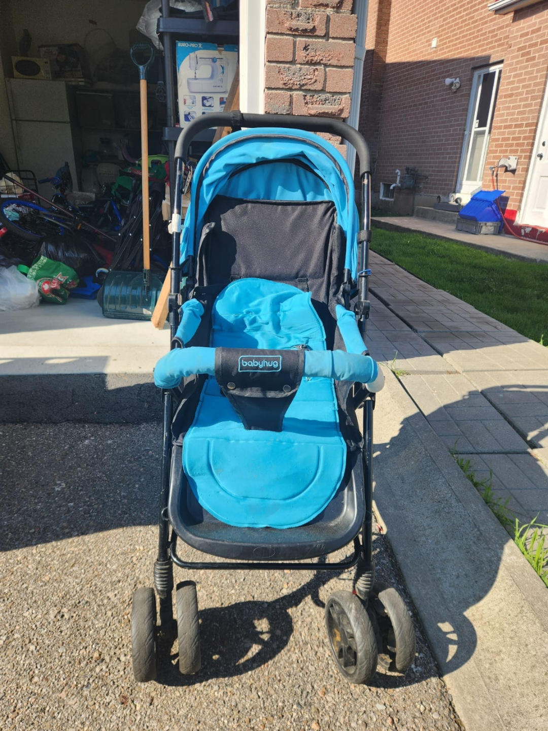Babyhug Lightweight Stroller - Blue - photo 2