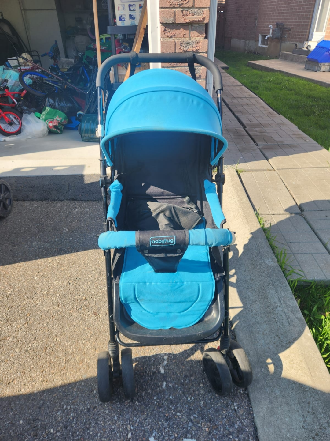 Babyhug Lightweight Stroller - Blue - photo 3