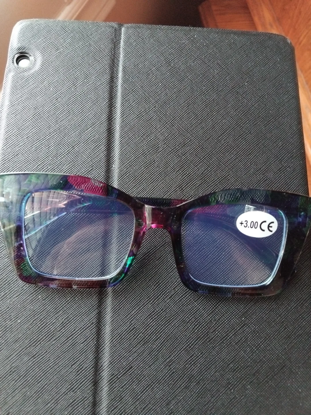 3.0 Floral Cat Eye Blue Light Glasses image indicator(3)