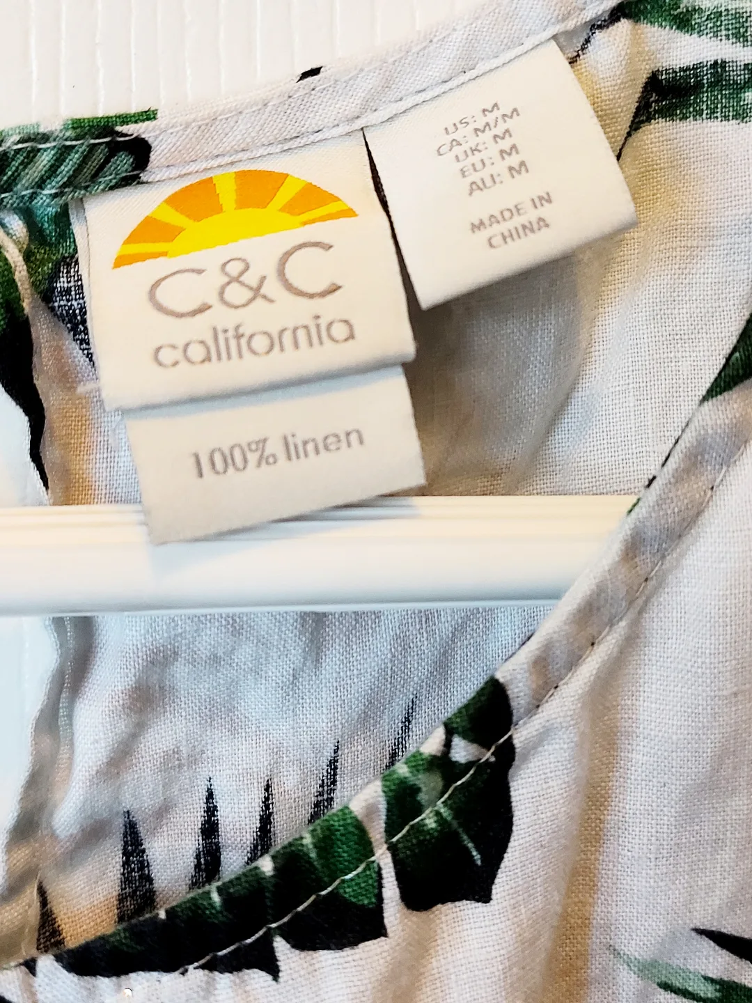 Plam Leaf Tropical Print Dress image indicator(6)