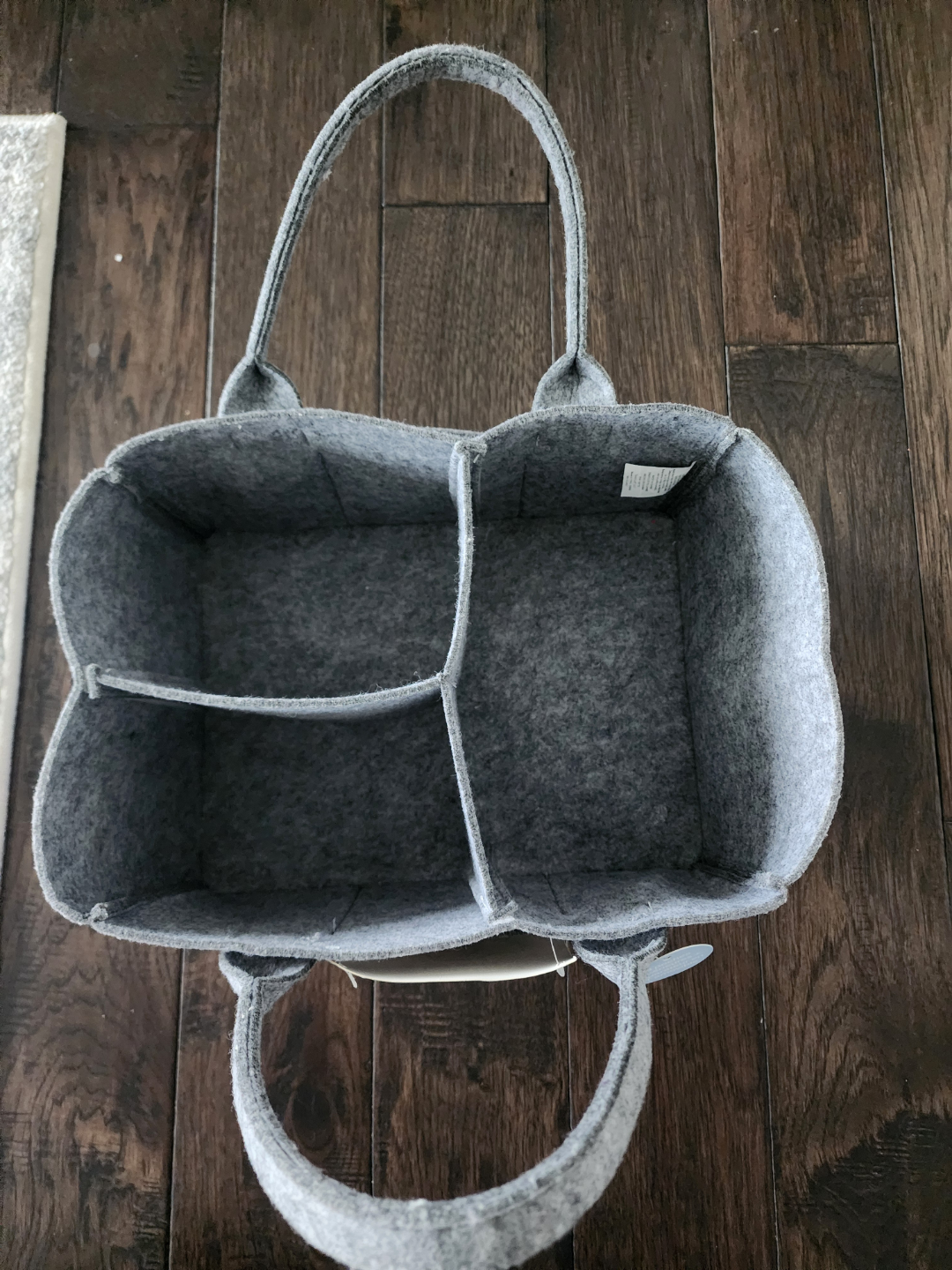 Sammy & Lou Grey Felt Storage Caddy - photo 2