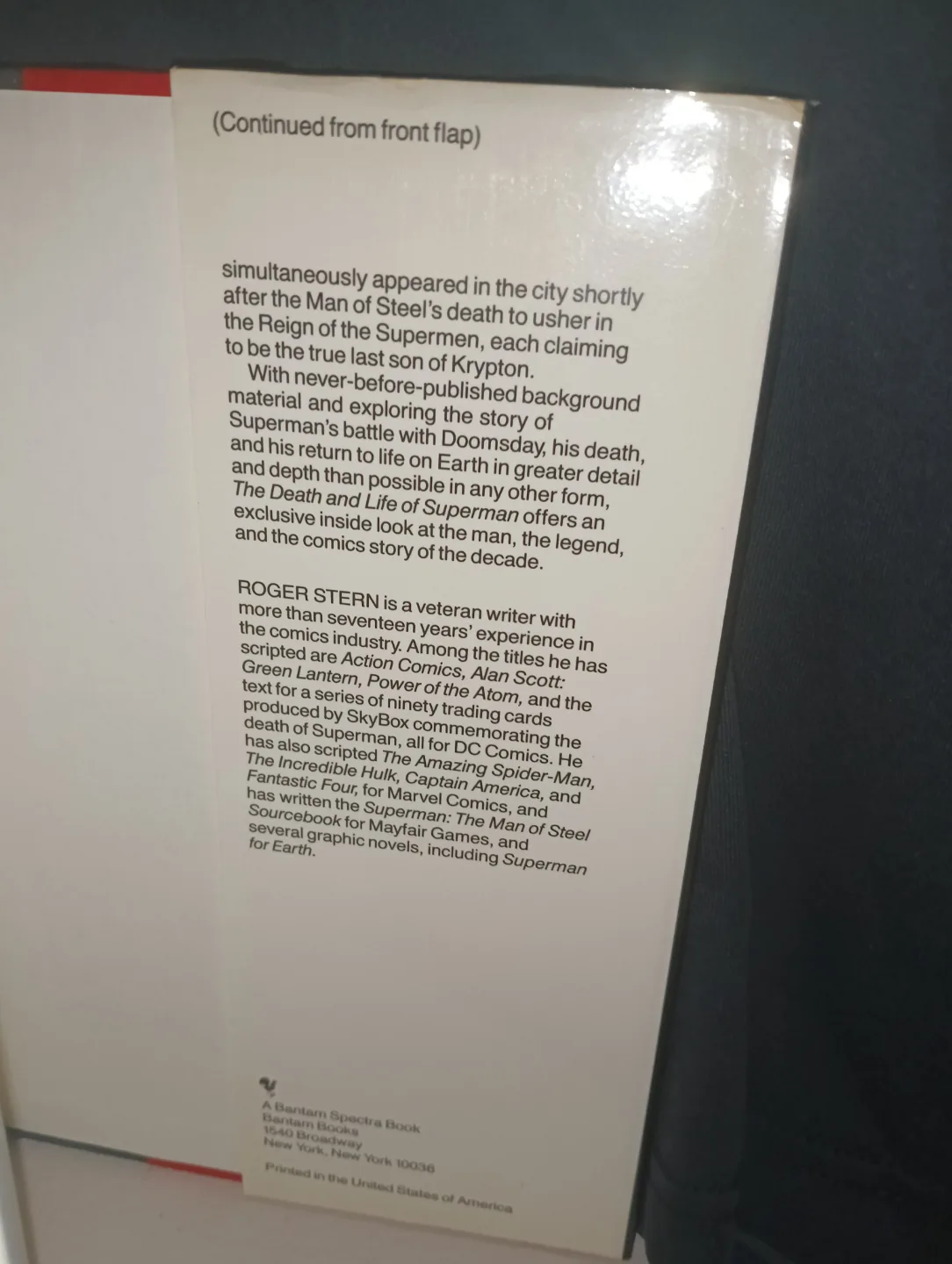 The Death And Life of Superman A Novel by Roger Stern image indicator(5)