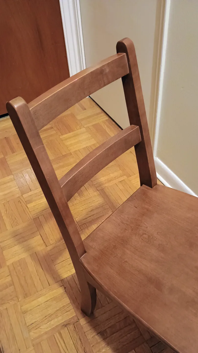 Solid Wood Desk Chair image indicator(2)