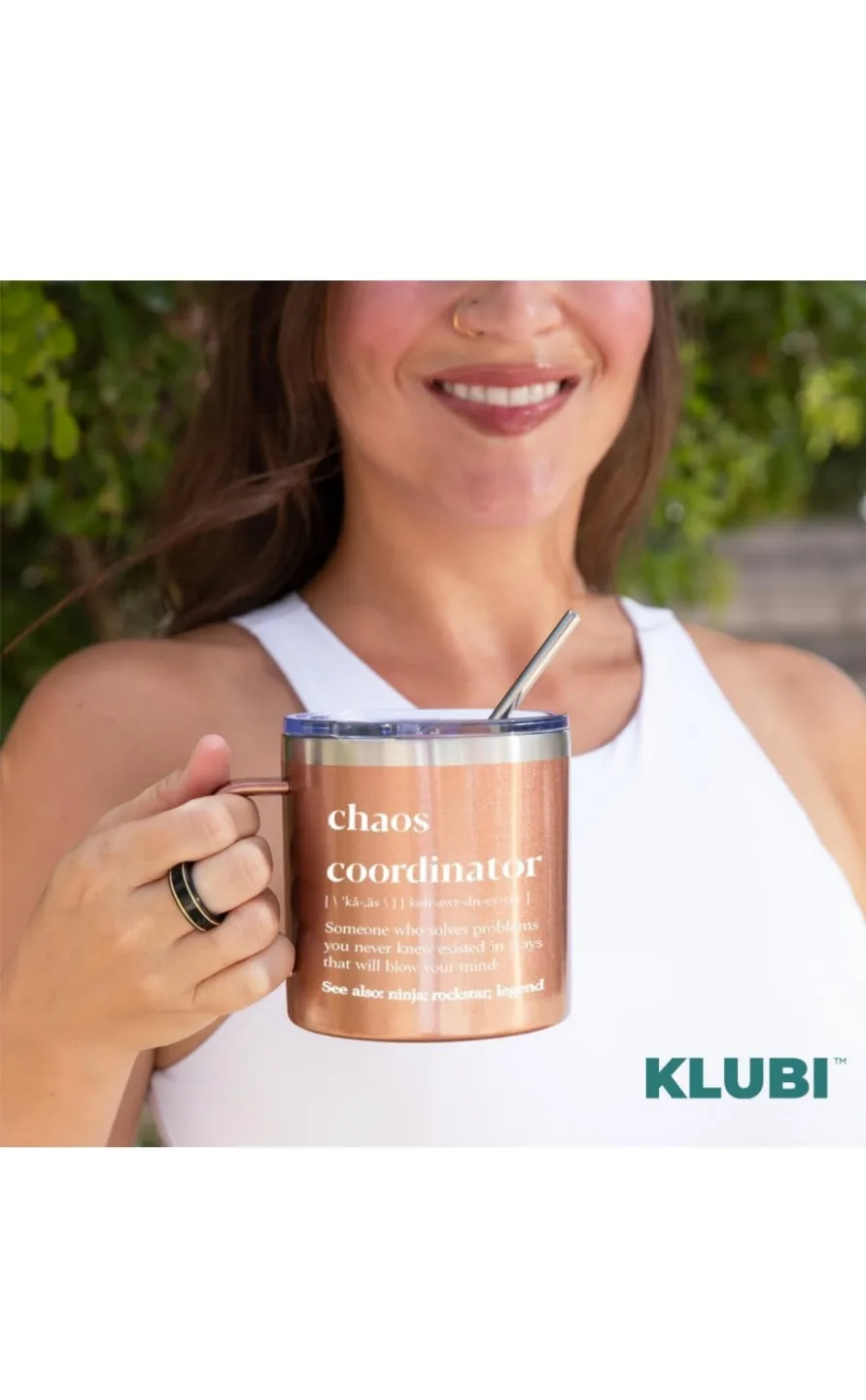 Klubi Creative Gifts Chaos Coordinator Rose Gold Tumbler image indicator(8)