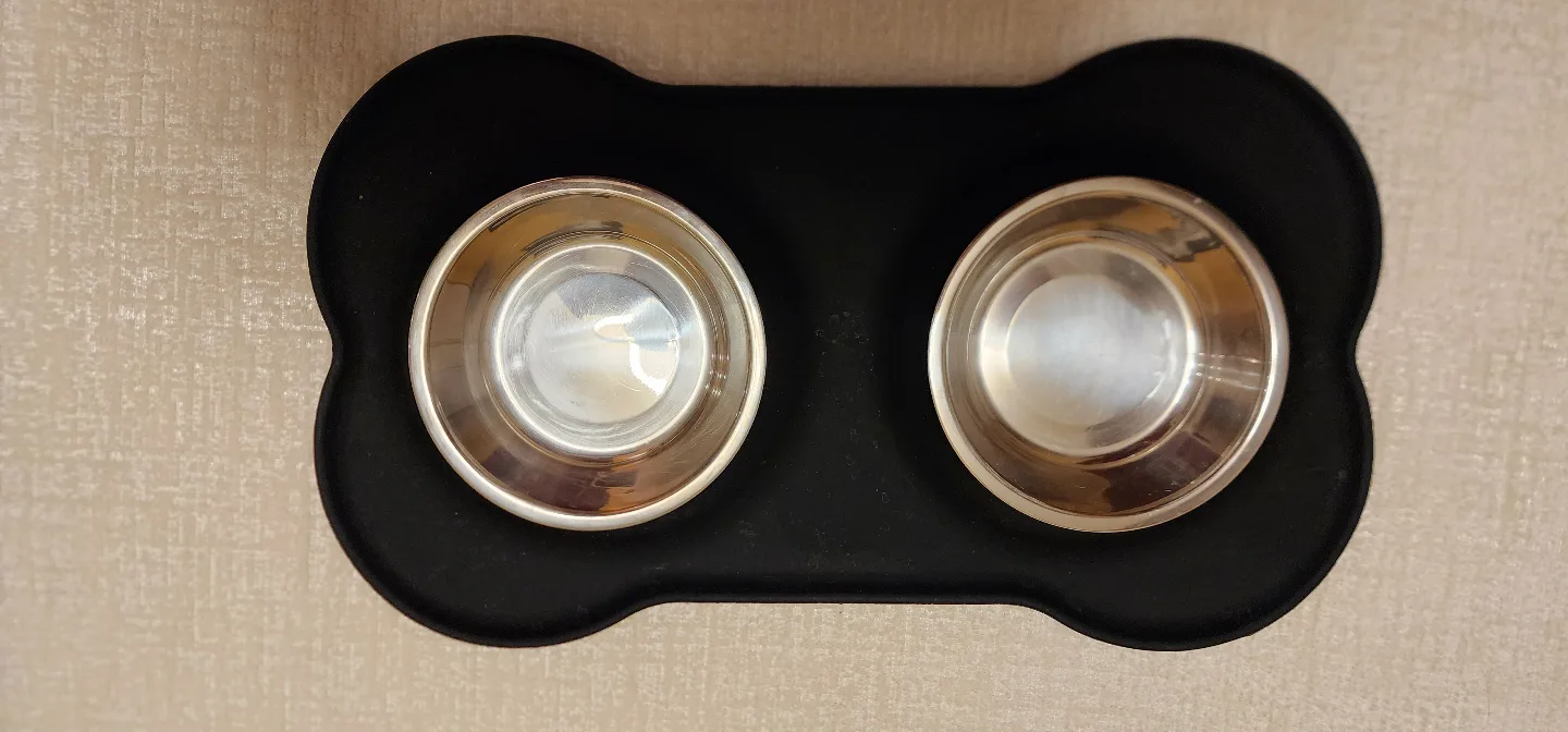 Pet Bowl Set with Non-Slip Mat thumbnail