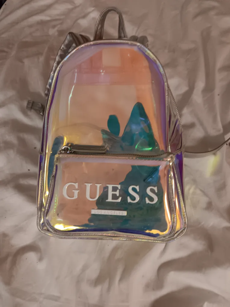 Guess iridescent backpack thumbnail