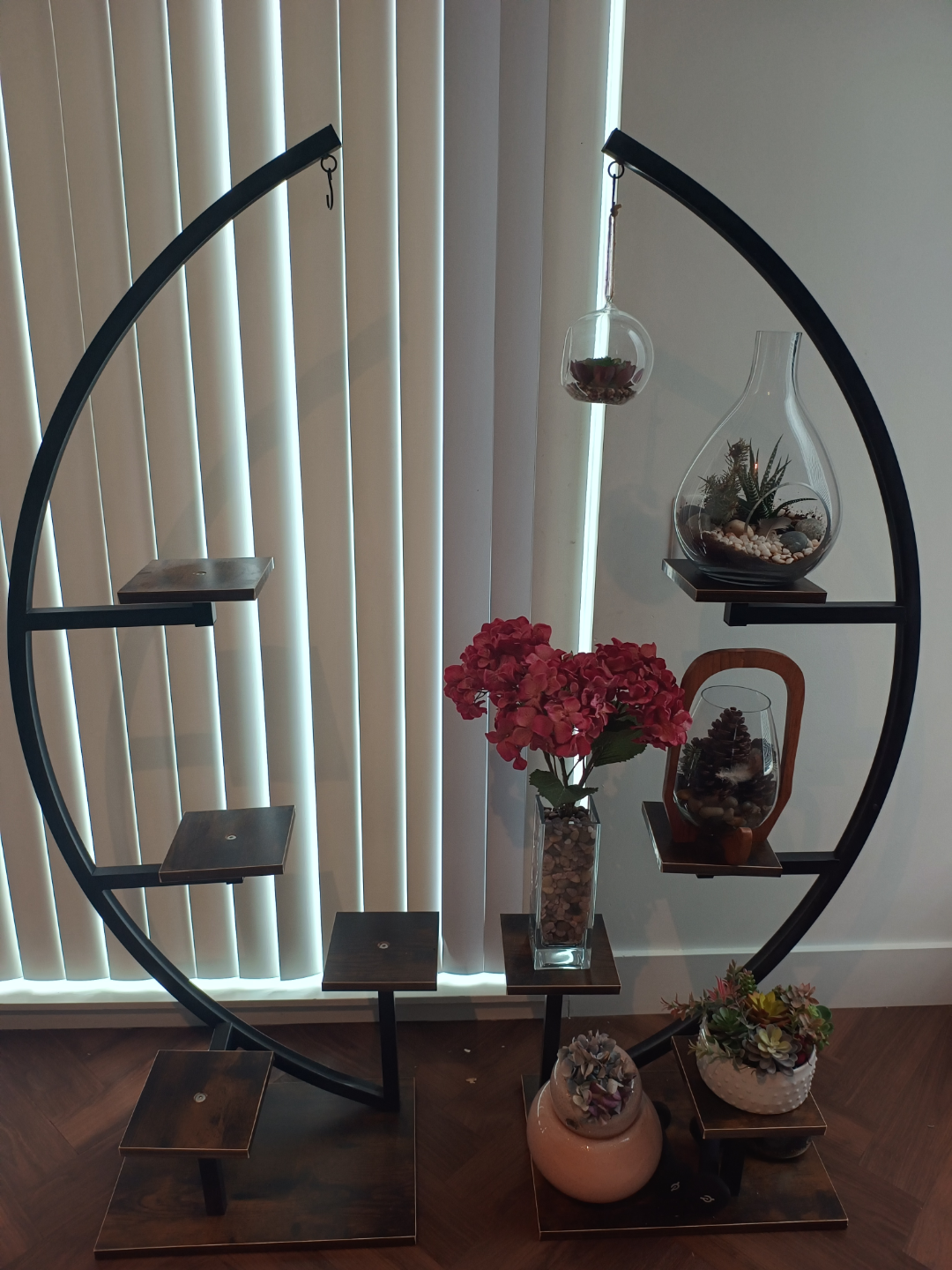 Plant Stand Indoor with Hanging Planter
