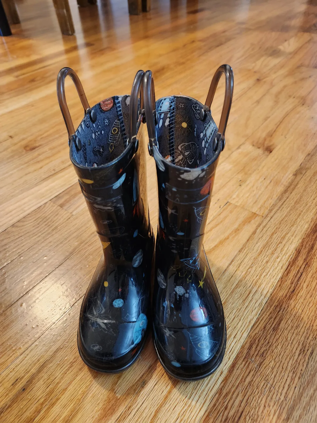 Western Chief Kids' Space Adventure Rain Boots Size 9 thumbnail