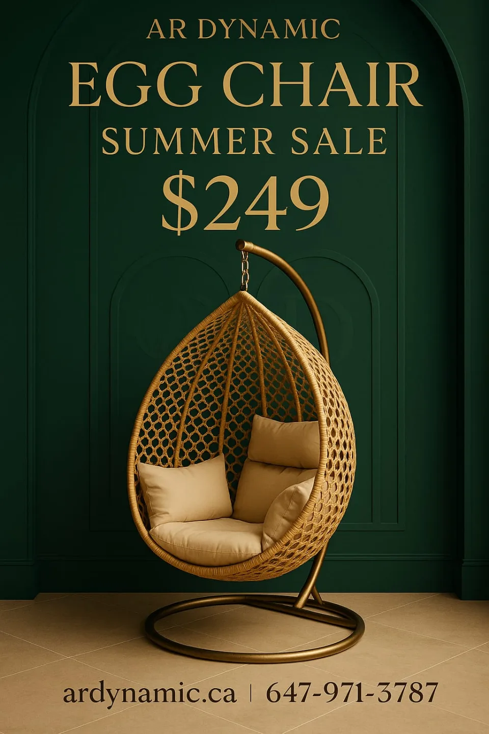 AR Dynamic Egg Chair - Summer Sale! thumbnail