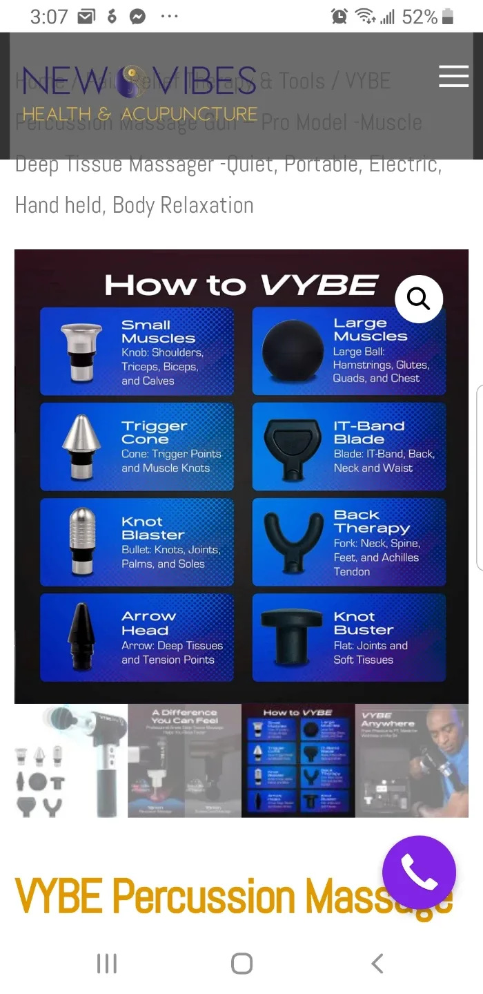 VYBE Pro Percussion Massager image indicator(3)