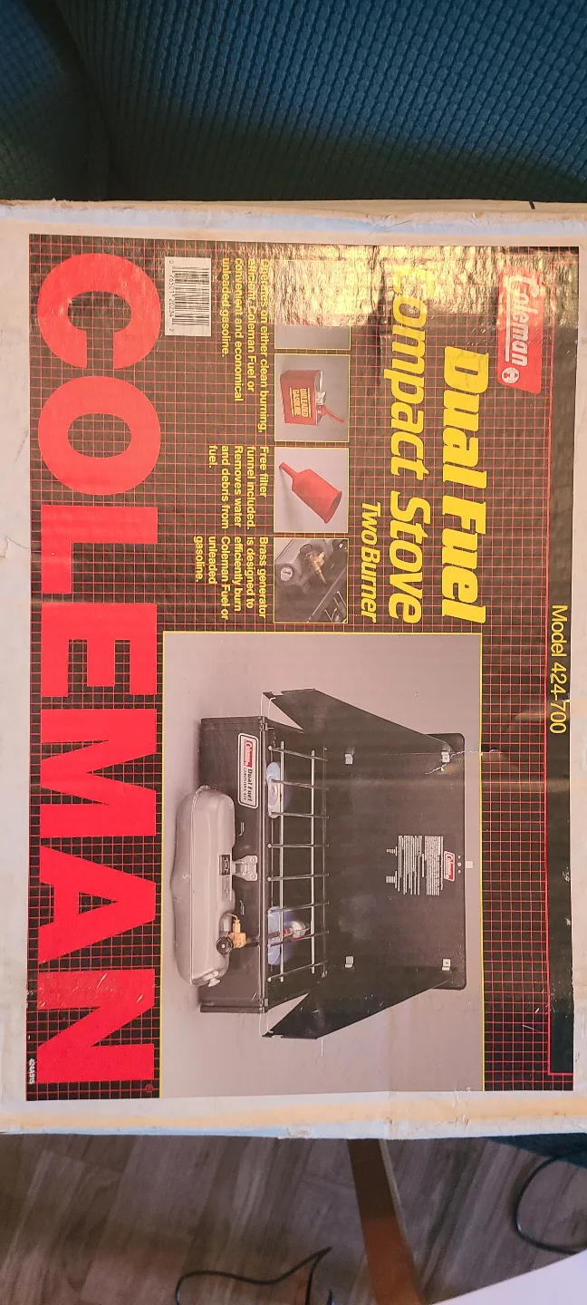 Coleman Duel fuel  2 Burner  Stove image indicator(5)