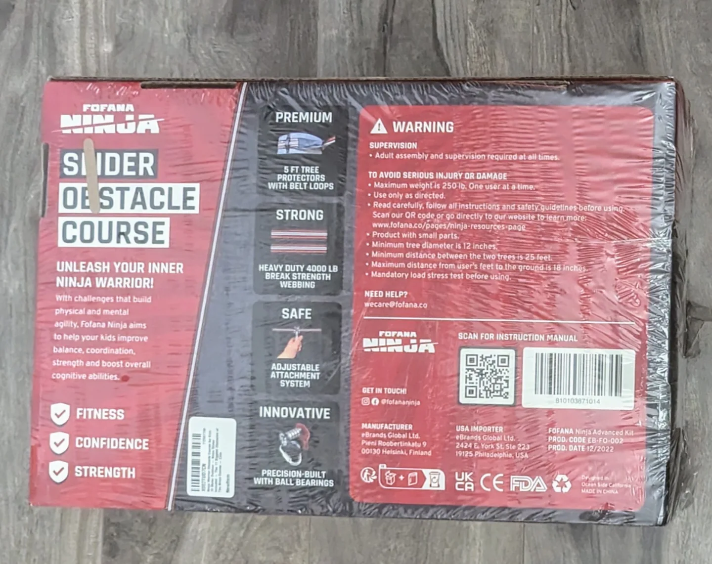 Fofana Ninja Slider Obstacle Course - New in Box Sealed Pack image indicator(3)