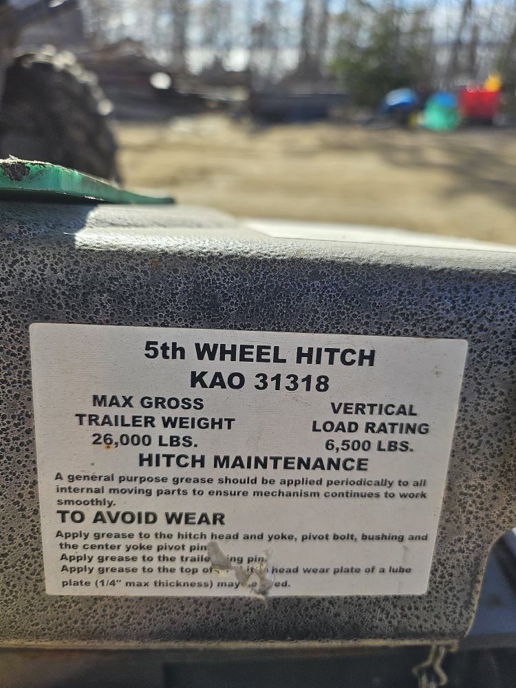 Fifth wheel hitch