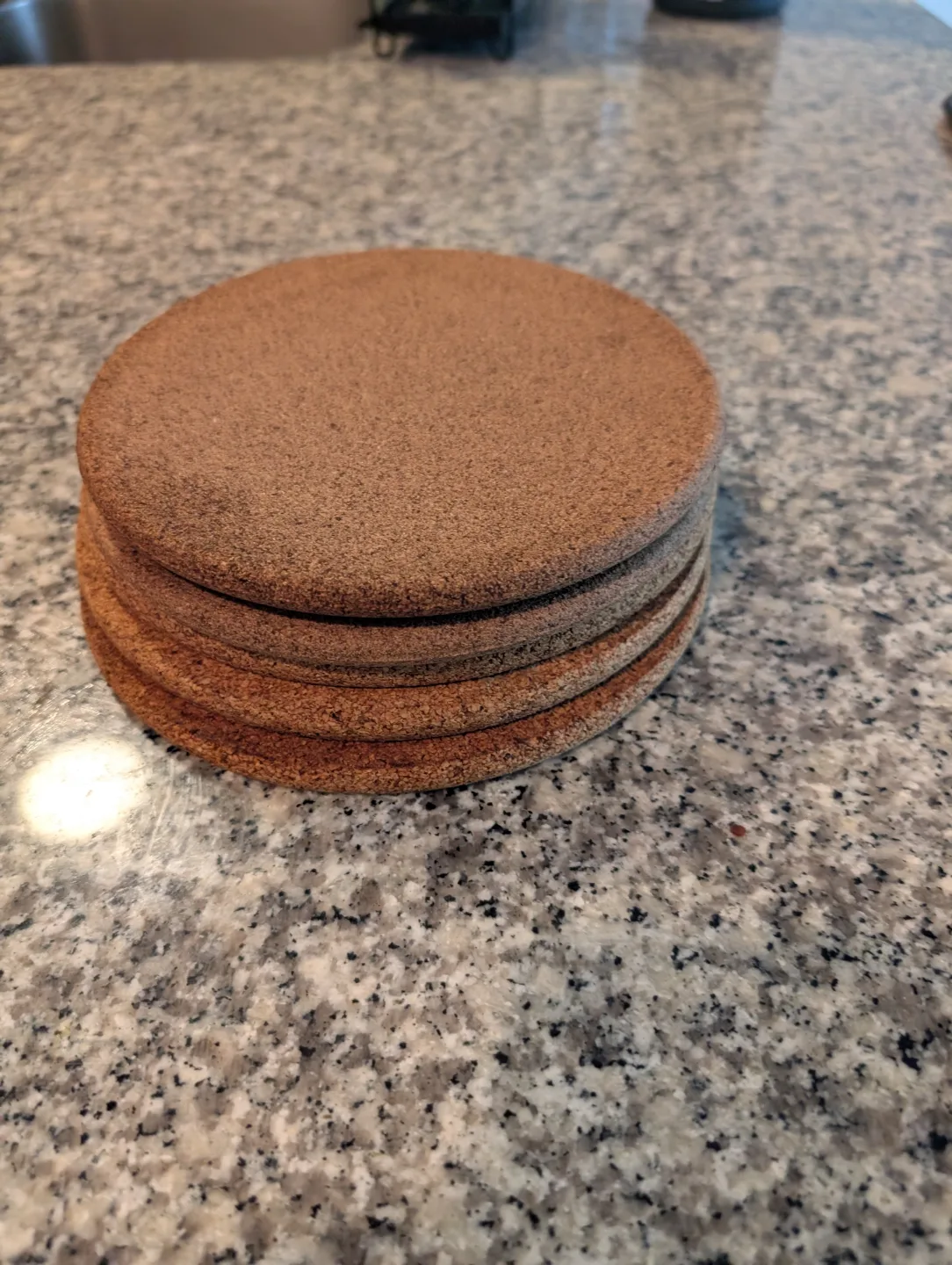 Set of 5 Cork Coasters thumbnail