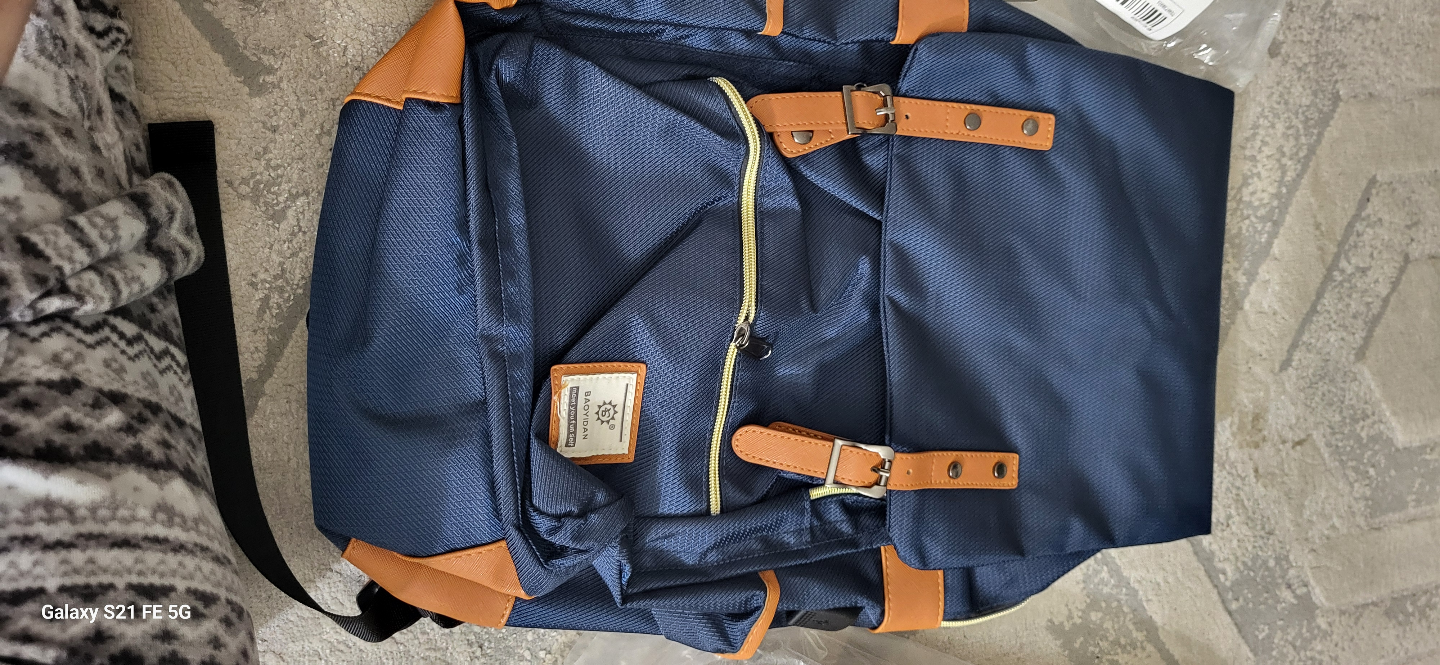 Brand New Navy Blue USB Charging Backpack - photo 5