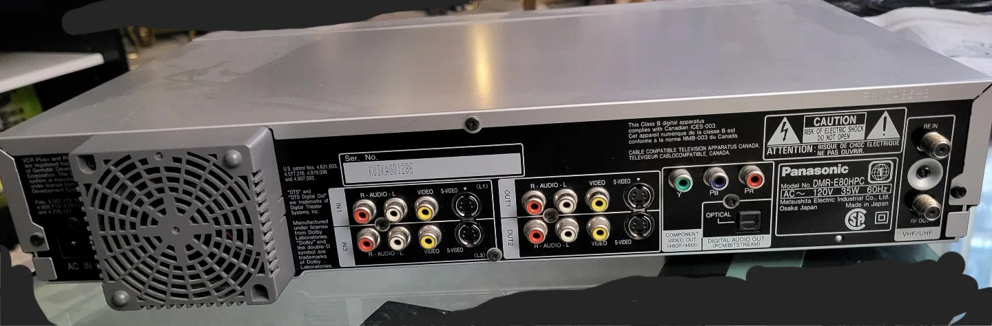 Panasonic DMR-E80H thumbnail