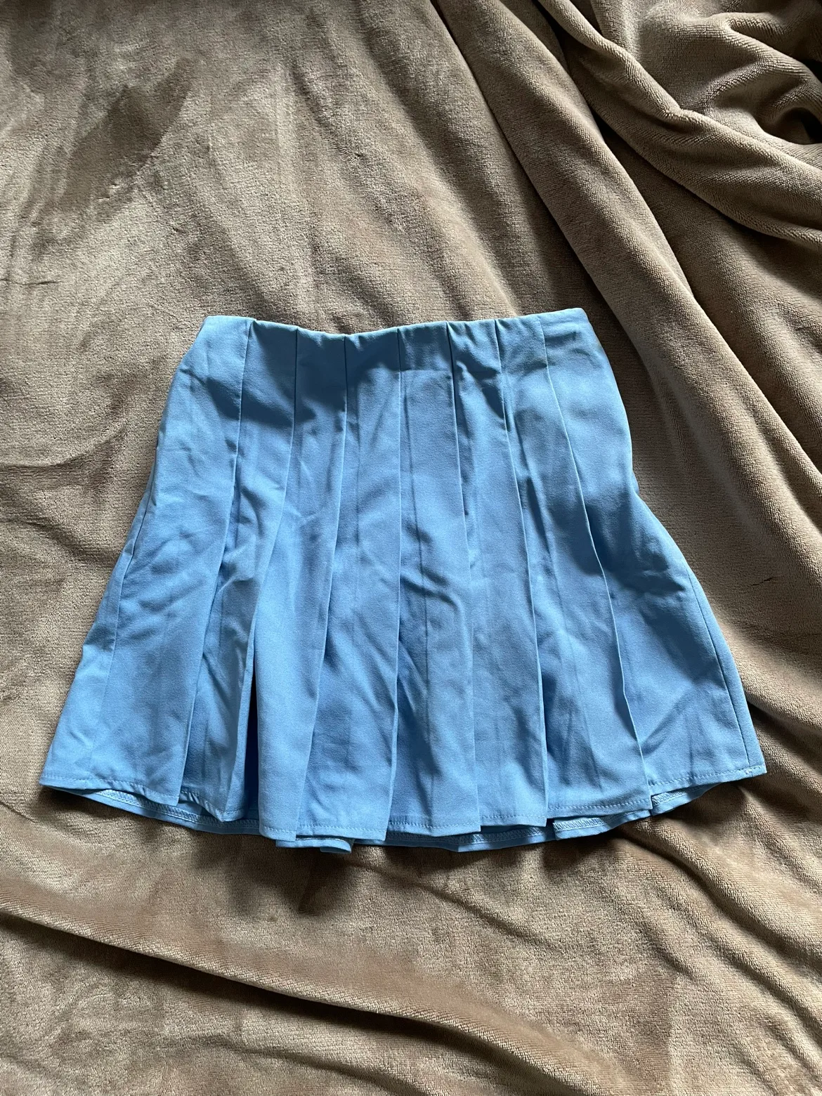 Blue Pleated Skirt thumbnail