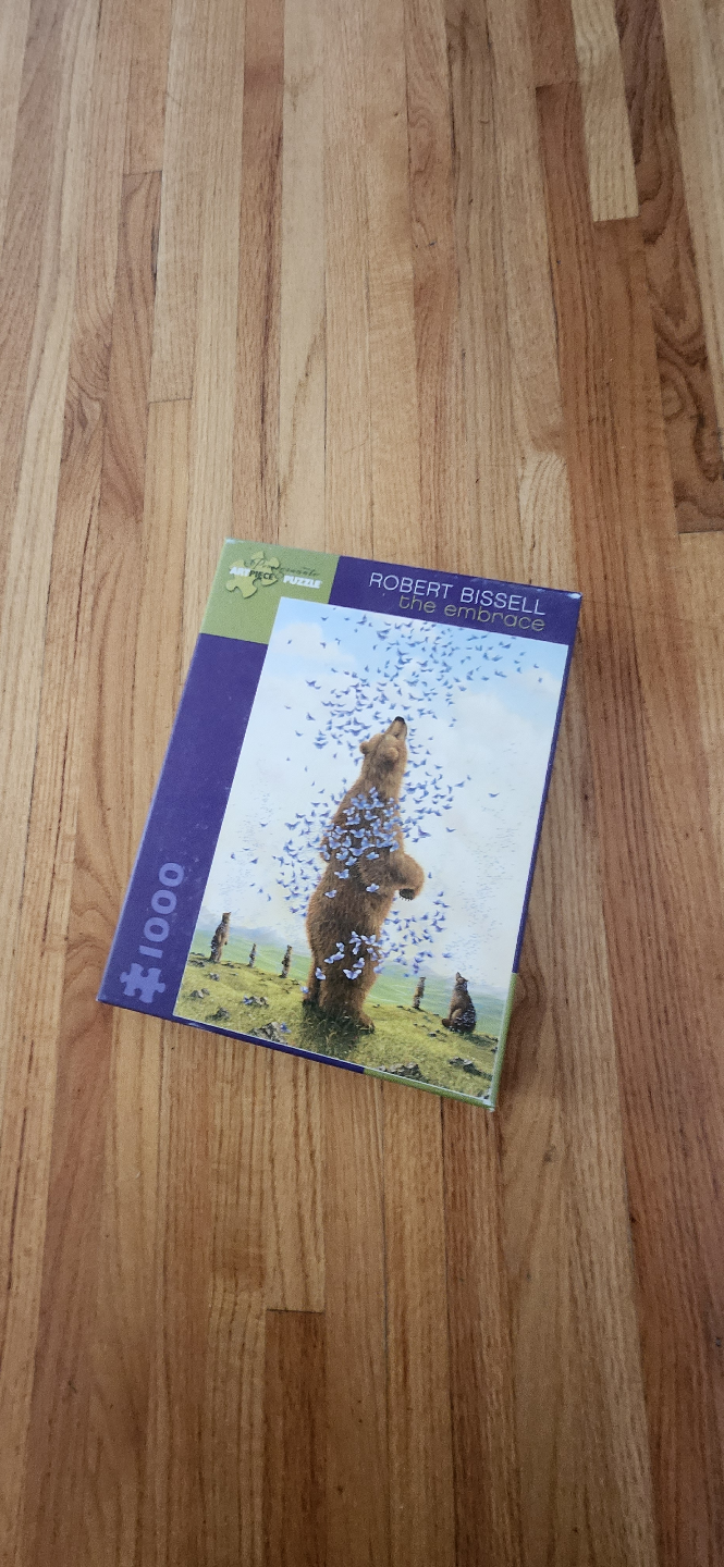1000-Piece Robert Bissel Puzzle - The Embrace - photo 2