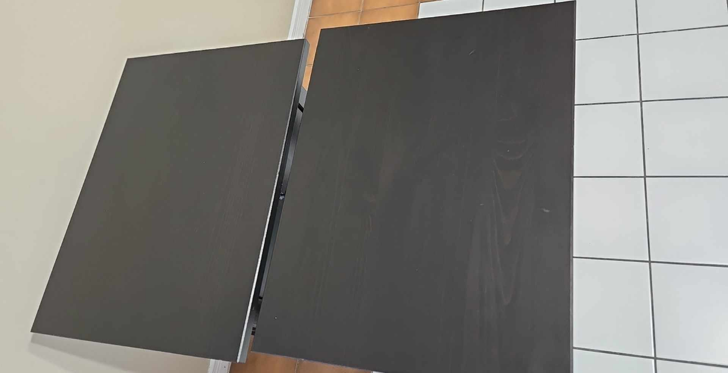 Pair of IKEA Black Nightstands - photo 2