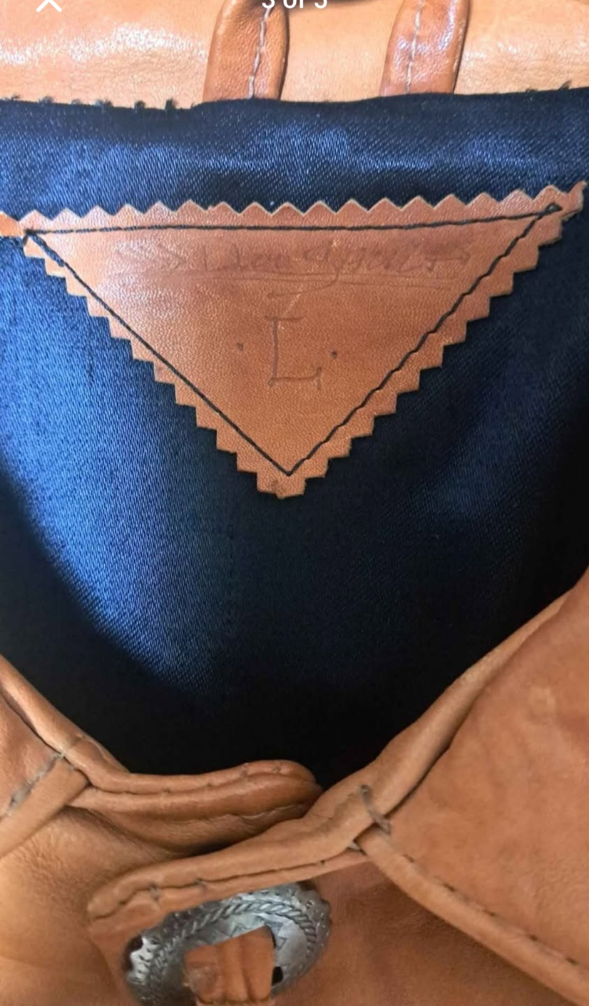 Vintage Du Sault First Nations Leather Jacket Made in Quebec - photo 4
