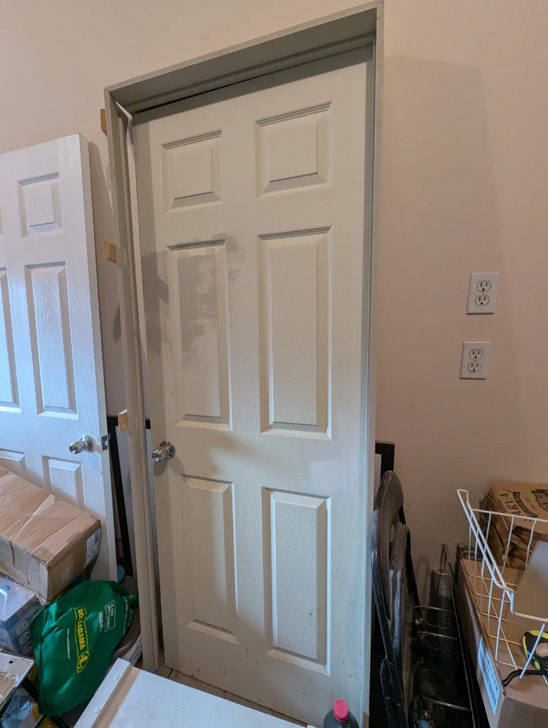 3 White Interior Door - 80" Tall x 30" Wide thumbnail