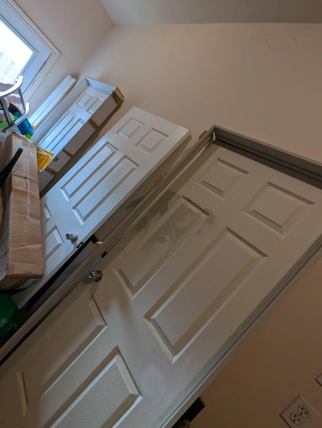 3 White Interior Door - 80" Tall x 30" Wide image indicator(2)