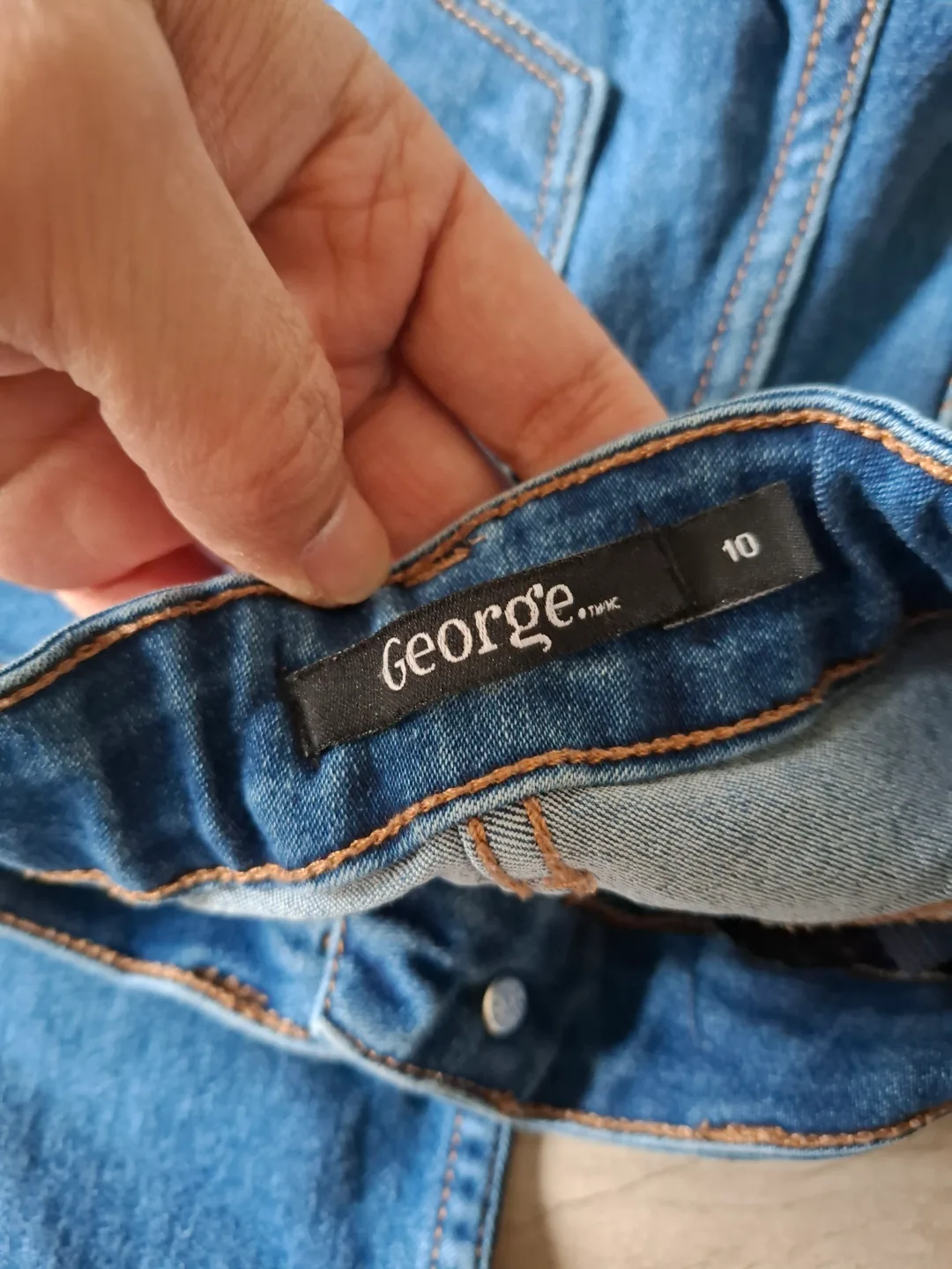 George Girls' Size 10 Jeans image indicator(2)