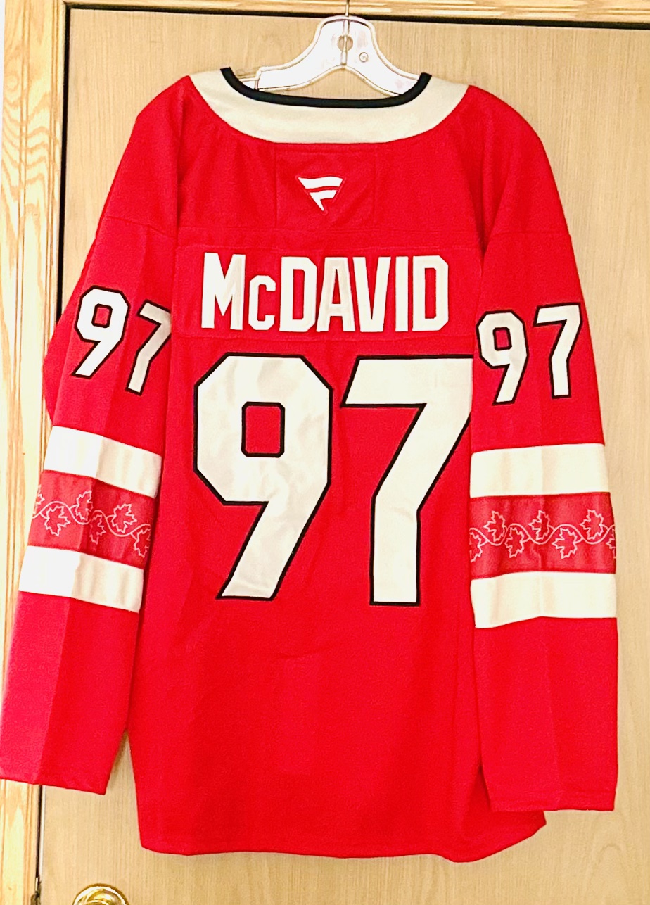 Connor McDavid 4 Nations Team Canada Jersey