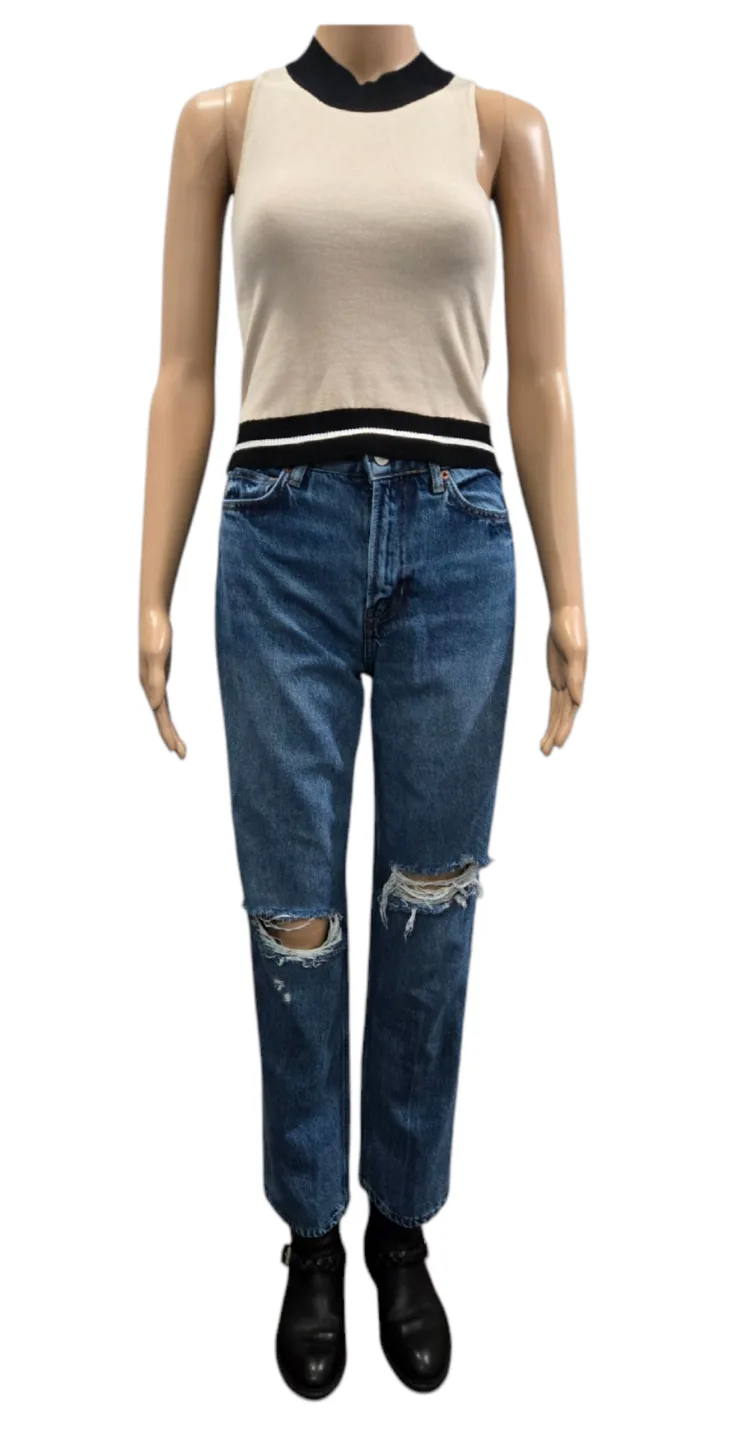 Reformation Selena High-Rise Relaxed Jeans Size 23-24 image indicator(3)