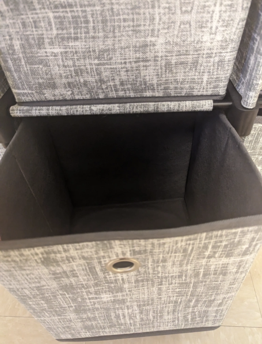 Grey Fabric Storage Organizer with 9 Drawers - photo 2
